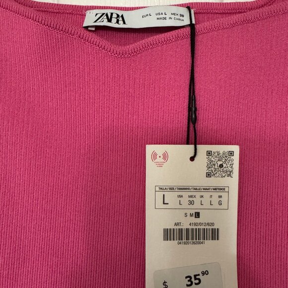 ZARA Pink Top - Picture 1 of 2